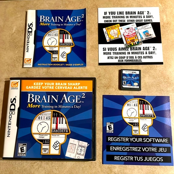 Nintendo Brain Age 1 and 2 Ds - Picture 3 of 5